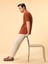 Yeni Sezon Standart Kalip Keten Karisimli Erkek Chino Pantolon - S51104Z8 1