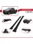 Nissan NP300 (D23) 2015-2021 Arası ile Uyumlu Fly Model Ara Atkı Tavan Barı Siyah 2 Adet 4
