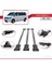 Volkswagen T6 Caravelle 2015-2024 Arası ile Uyumlu Fly Model Ara Atkı Tavan Barı Gri 3 Adet 5
