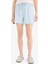 Regular Fit Beli Lastikli Şort Pijama Altı-Fall in Love E4504AX25SM 3