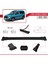 Ford Transit/tourneo Connect 3 2022 ve Sonrası ile Uyumlu Fly Model Ara Atkı Tavan Barı Siyah 3 Adet 3