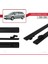 Toyota Avensis Sw 2003-2009 Arası ile Uyumlu Basıc Model Ara Atkı Tavan Barı Siyah 2 Adet 3