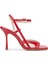 Kadın Vegan Kırmızı Topuklu Ayakkabı 828 8495 Bn Ayk Y25 Kırmızı 1