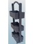 Hobi 90383 Raf Terek 3'lü Geniş Iç Hacim Cnc Kesim Ahşap Mdf Antrasit Elyapım 4