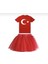 Kız Çocuk Kısa Kol Atatürk Baskılı T-Shırt Tütü Etek Takım Okul Gösteri 23 Nisan 29 Ekim 10 Kasım 1