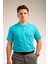 Turkuaz Kısa Kollu Genç Boy Lise Polo Yaka T-Shirt 1