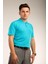 Turkuaz Kısa Kollu Genç Boy Lise Polo Yaka T-Shirt 2