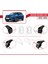 Nissan Qashqai 3 (J12) 2022 ve Sonrası ile Uyumlu Ace-2 Ara Atkı Tavan Barı Siyah 2 Adet 5
