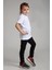Unısex Çocuk Polo Yaka Kısa Kol Okul T-Shirt 3