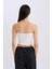 Yeni Sezon Crop Pamuklu Beyaz Askılı Atlet-Fall In Love 5