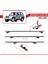 Mitsubishi Pajero (V60) 3 Kapı 1999-2006 Arası ile Uyumlu Basıc Model Ara Atkı Tavan Barı Gri 2 Adet 5