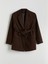 Yeni Sezon Keten Karisimli Kadin Blazer Ceket - S5NI63Z8 5
