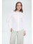 Yeni Sezon Regular Fit Geniş Yakalı Poplin Uzun Kollu Tesettür Gömlek Tunik 3