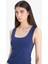 Yeni Sezon Slim Fit Dar Kesim Basic Düz Kare Yaka Atlet 3