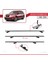 Nissan Pathfinder 4 (R52) 2013-2020 Arası ile Uyumlu Basıc Model Ara Atkı Tavan Barı Gri 2 Adet 5