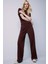 Yeni Sezon Wide Leg Basic Düz Geniş Paça Premium Pantolon 3