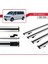 Volkswagen T6 Caravelle 2015-2024 Arası ile Uyumlu Basıc Model Ara Atkı Tavan Barı Gri 4 Adet 3