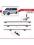 Volkswagen T6 Caravelle 2015-2024 Arası ile Uyumlu Basıc Model Ara Atkı Tavan Barı Gri 4 Adet 4