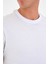 Regular Fit Baskısız Basic T-Shirt %100 Pamuk Yumuşak Dokulu Bisiklet Yaka Tişört 3
