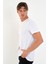 Regular Fit Baskısız Basic T-Shirt %100 Pamuk Yumuşak Dokulu Bisiklet Yaka Tişört 4