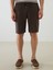 Yeni Sezon Slim Fit Beli Baglama Detayli Erkek Sort - S5IS32Z8 2