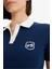 Yeni Sezon Coool Fitted Polo Yaka Baskılı Ribana Kısa Kollu Tişört 5