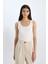 Yeni Sezon Slim Fit Dar Kesim Basic Düz Yuvarlak Yaka Atlet 1
