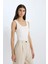 Yeni Sezon Slim Fit Dar Kesim Basic Düz Yuvarlak Yaka Atlet 3