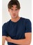 Regular Fit Baskısız Basic T-Shirt %100 Pamuk Yumuşak Dokulu Bisiklet Yaka Tişört 4