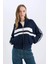 Yeni Sezon Coool Fitted Dik Yaka Cepli Kalın Fermuarlı Sweatshirt 5