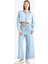 Yeni Sezon Cropped Fit Kesik Uçlu Yumuşak Jean Gömlek 2