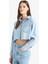 Yeni Sezon Cropped Fit Kesik Uçlu Yumuşak Jean Gömlek 3