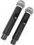 PL-2499 Kablosuz Mikrofon, Karaoke Için Kapsamlı Metal El Mikrofonu 2 Adet 3