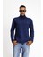 Balıkçı Yaka Slim Fit Dar Kesim Pamuklu Sweatshirt 2