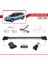 Renault Megane Grand Tour 2002-2008 Arası ile Uyumlu Fly Model Ara Atkı Tavan Barı Gri 2 Adet 4