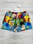 Erkek Çocuk Karakter Baskılı Su Tutmaz Bel Bağcıklı Ağ Fileli Deniz ve Havuz Şortu 1
