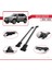 Dacia Duster 3 (P1310) 2024 ve Sonrası ile Uyumlu Fly Model Ara Atkı Tavan Barı Gri 2 Adet 3