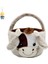 Paskalya Plush Inek Doğu Sepeti Peluş Inek Şeker Sepeti Tavşan Sepeti (Yurt Dışından) 1
