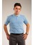 Mavi Kısa Kollu Genç Boy Lise Okul Lakos Polo Yaka T-Shirt 1
