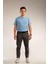 Mavi Kısa Kollu Genç Boy Lise Okul Lakos Polo Yaka T-Shirt 5
