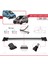 Ford Transit/tourneo Courier Post-Facelift 2018-2022 Arası ile Uyumlu Fly Model Ara Atkı Tavan Barı Gri 4 Adet 3