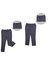 Lacivert Unisex Okul Pantolonu Beli Lastikli Likralı Slim Fit Comfort Canvas Kaşkorse Çocuk Pantolon 5