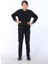 Lacivert Unisex Okul Pantolonu Beli Lastikli Likralı Slim Fit Comfort Canvas Kaşkorse Çocuk Pantolon 6