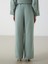 Yeni Sezon Beli Lastikli Genis Paca Muslin Kadin Pantolon - S5M279Z8 4