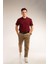 Bordo Kısa Kollu Genç Boy Lise Okul Lakos Polo Yaka T-Shirt 7