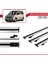 Toyota Yaris Verso (XP20) 1999-2005 Arası ile Uyumlu Basıc Model Ara Atkı Tavan Barı Gri 3 Adet 3