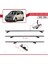 Toyota Yaris Verso (XP20) 1999-2005 Arası ile Uyumlu Basıc Model Ara Atkı Tavan Barı Gri 3 Adet 5