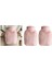 Sıcak Su Torbası 2 Adet Yan Cepli Pembe Peluş Termofor 27x17x2 cm 750 ml 3