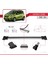 Chevrolet Spark (M300) 2009-2014 Arası ile Uyumlu Fly Model Ara Atkı Tavan Barı Gri 2 Adet 3