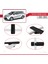 Toyota Sienna 4 (XL40) 2021 ve Sonrası ile Uyumlu Basıc Model Ara Atkı Tavan Barı Siyah 2 Adet 4